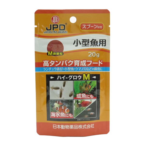 高タンパク育成フード ハイ・グロウ M 20g JPD ニチドウ | イオン