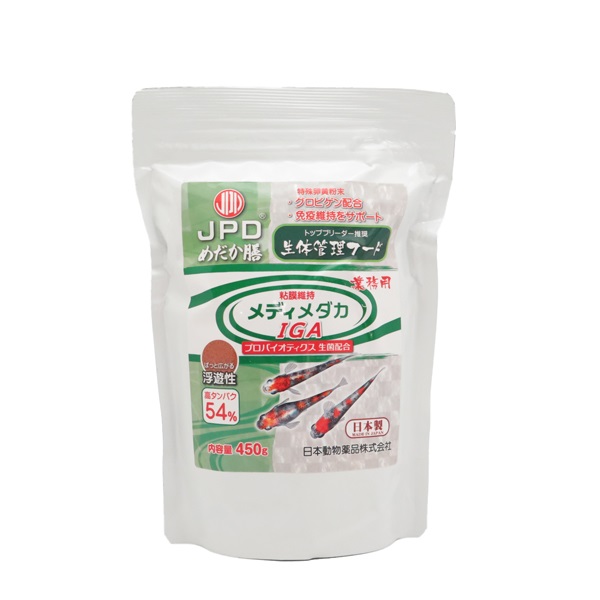 めだか膳 メディメダカ IGA 450g JPD ニチドウ(450g)