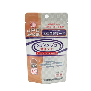 めだか膳 メディメダカ 針仔フード 20g JPD ニチドウ