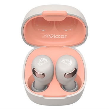 Victor　完全ワイヤレスイヤホン　HA-A30T2(ピンク)