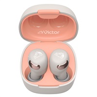 Victor　完全ワイヤレスイヤホン　HA-A30T2(ピンク)