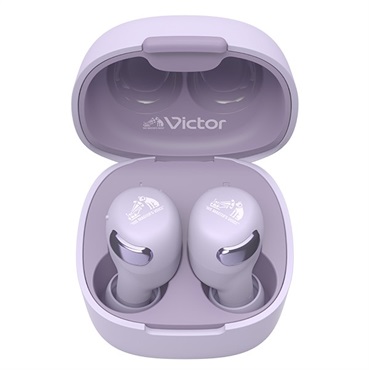 Victor　完全ワイヤレスイヤホン　HA-A30T2(パープル)