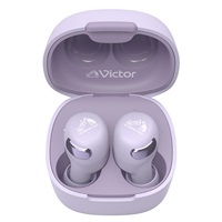 Victor　完全ワイヤレスイヤホン　HA-A30T2(パープル)