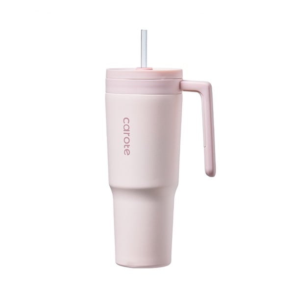 カローテ　MegaGrip　大容量取っ手付きタンブラー　1200ml(ピンク)