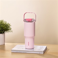 カローテ　CatchHandleタンブラー　ストロー付き　880ml(ピンク)