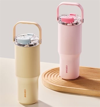 カローテ　CatchHandleタンブラー　ストロー付き　880ml
