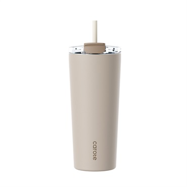 カローテ　HandyCafeタンブラー　ストロー付き　700ml(ブラウン)