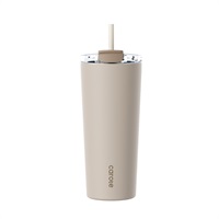 カローテ　HandyCafeタンブラー　ストロー付き　700ml(ブラウン)