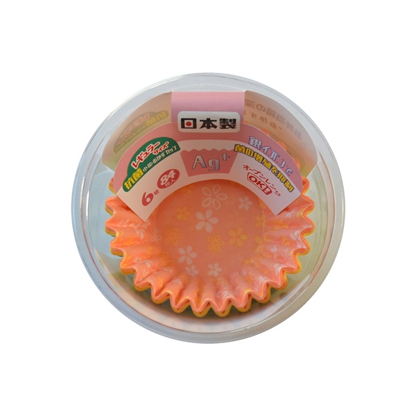 おかずカップ　抗菌　小花おかずカップ(※販売終了　６号)
