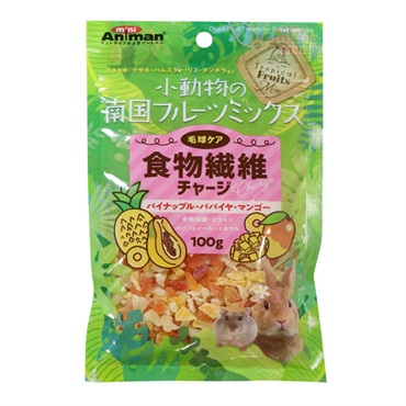 ミニアニマン 小動物の南国フルーツミックス 食物繊維チャージ 100g miniAniman ドギーマンハヤシ