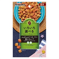 ドギースナック バリュー かぼちゃ&さつまいも入り彩りキューブ 80g ドギーマン DoggyMan ドギーマンハヤシ(80g)