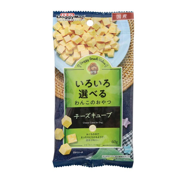 ドギースナック バリュー チーズキューブ 60g ドギーマン DoggyMan ドギーマンハヤシ(60g)