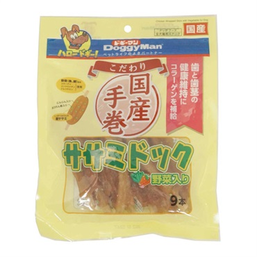 こだわり ササミドック 野菜入り 9本 ドギーマン DoggyMan ドギーマンハヤシ