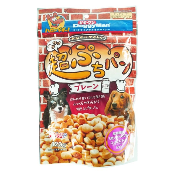 おなかにやさしい ワンワン超ぷちパン 120g ドギーマン DoggyMan ドギーマンハヤシ(120g)