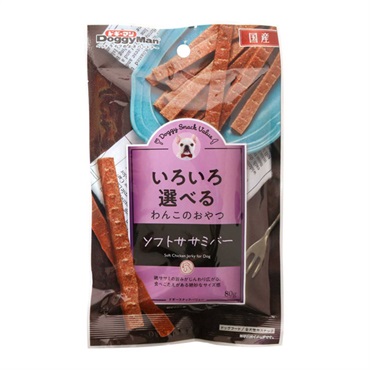 ドギースナック バリュー ソフトササミバー 80g ドギーマン DoggyMan ドギーマンハヤシ