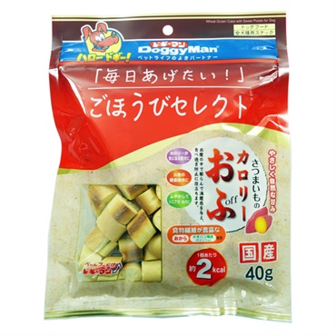 ごほうびセレクト さつまいもの カロリーおふ 40g ドギーマン DoggyMan ドギーマンハヤシ