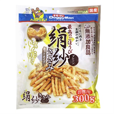 絹紗 ささみ カットタイプ プレーン 300g ドギーマン DoggyMan ドギーマンハヤシ