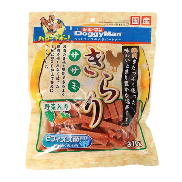 きらり ササミ 野菜入り 310g ドギーマン DoggyMan ドギーマンハヤシ(310g)