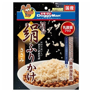 絹紗 絹ふりかけ ささみ 50g ドギーマン DoggyMan ドギーマンハヤシ