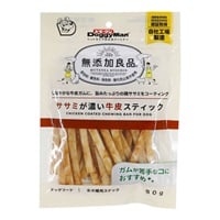 無添加良品 ササミが濃い牛皮スティック 80g ドギーマン DoggyMan ドギーマンハヤシ(80g)