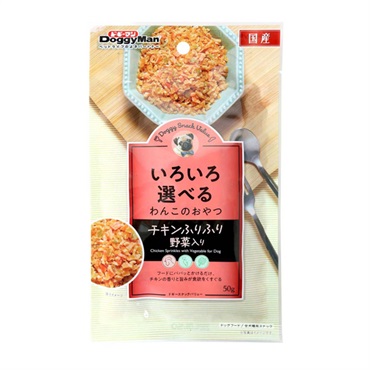 ドギースナック バリュー チキンふりふり 野菜入り 50g ドギーマン DoggyMan ドギーマンハヤシ