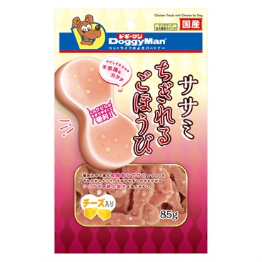 ササミちぎれるごほうび チーズ入り 85g ドギーマン DoggyMan ドギーマンハヤシ