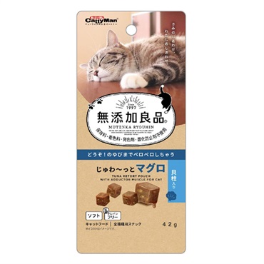 キャティーマン 無添加良品 じゅわ～っとマグロ 貝柱入り 42g CattyMan ドギーマンハヤシ