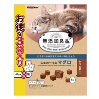 キャティーマン 無添加良品 じゅわ～っとマグロ かつお節入り 42g×3袋 CattyMan ドギーマンハヤシ(42g×3袋)