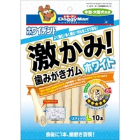 ホワイデント 激かみ！歯みがきガム スティック ドギーマン DoggyMan ドギーマンハヤシ(ホワイト L 10本)