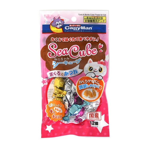 ねこちゃんシーキューブ まぐろとかつお 12個 キャティーマン CattyMan