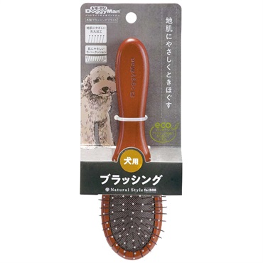 ドギーマン Natural Style Dog 木製ブラッシングブラシ S 1個 DoggyMan ドギーマンハヤシ