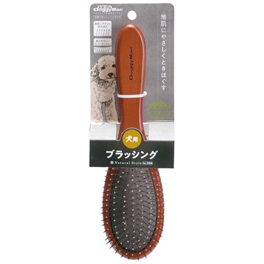ドギーマン Natural Style Dog 木製ブラッシングブラシ M 1個 DoggyMan ドギーマンハヤシ