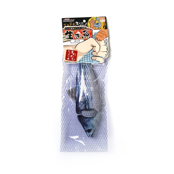じゃれ猫 けりけり玩具 生き魚 カツオ 1個 キャティーマン CattyMan ドギーマンハヤシ(1個)