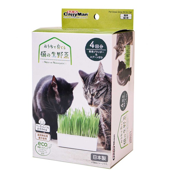 おうちで育てる 猫の生野菜 4回分 キャティーマン CattyMan ドギーマンハヤシ(4回分)
