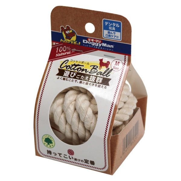 ドギーマン コットンボール M 1個 DoggyMan ドギーマンハヤシ(1個)