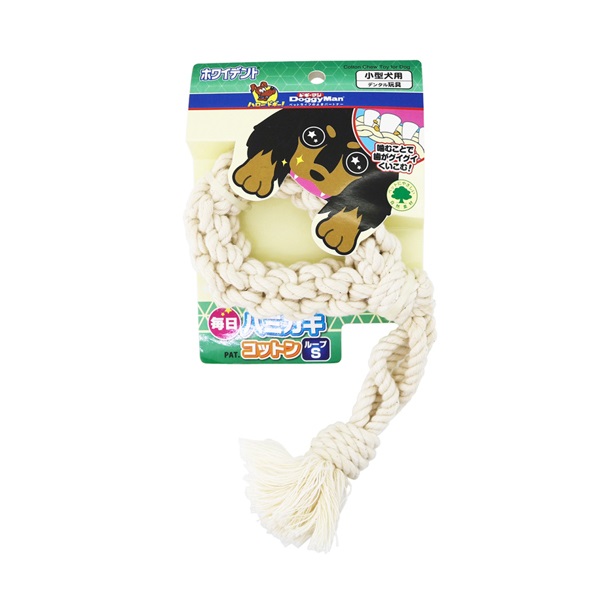 ドギーマン 毎日ハミガキコットン ループ S 1個 DoggyMan ドギーマンハヤシ(1個)