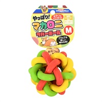 ドギーマン やっぱり!マカロニラバーボール М DoggyMan ドギーマンハヤシ(М)