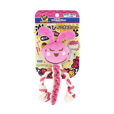 ドギーマン 激遊びハミガキコットン うさっち SS DoggyMan ドギーマンハヤシ
