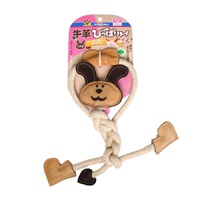 ドギーマン 牛革ひっぱりトイ うさぎ 1個 DoggyMan ドギーマンハヤシ(1個)