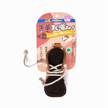 牛革まじ噛みトイ ブーツ 1個  ドギーマンハヤシ