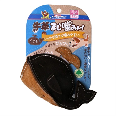 ドギーマン 牛革まじ噛みトイ くじら 1個 DoggyMan ドギーマンハヤシ