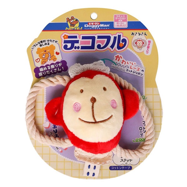 ドギーマン デコフル おさるさん 1個 DoggyMan ドギーマンハヤシ(1個)