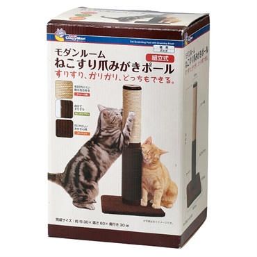 キャティーマン モダンルーム ねこすり爪みがきポール 1個