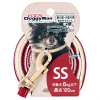 Doggy'sTailor ドッグリード ひきひも SS スエードスタイル レッド ドギーズテーラー Doggy's Tailor ドギーマンハヤシ(ＳＳ　Ｒ)