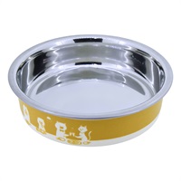 ステンレスの食器 ごはんにゃわん 猫用 ビストロ 1個 キャティーマン CattyMan ドギーマンハヤシ(1個)