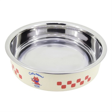ステンレスの食器 ごはんにゃわん 猫用 ダイナー 1個 キャティーマン CattyMan ドギーマンハヤシ