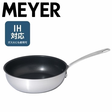 マイヤー　ホワイトススチール　フライパン／シェフズパン　MAYER(シェフズパン24cm)
