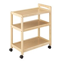 ナチュラルワゴン 3段階 木製ワゴン3段 ナチュラル | イオンスタイルオンライン 衣料品・暮らし