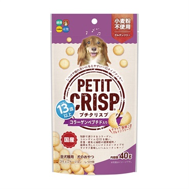 プチクリスプ 13歳以上 コラーゲンペプチド入り 40g PETIT CRISP ハイペット