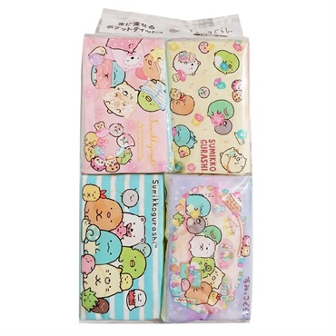 ポケットティッシュ すみっコぐらし 4977033115390 新入園入学準備品